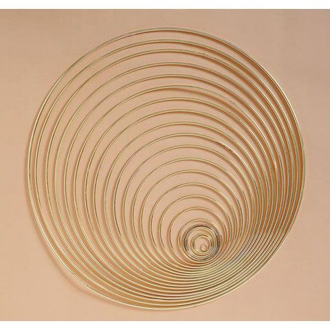 Most Current Spiral Circles Metal Wall Art Throughout Diy It – Brass Macrame Hoop Wall Art – A Kailo Chic Life (View 1 of 15)