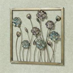 Most Popular Floral Salute Square Metal Wall Art Inside Square Metal Wall Art (View 3 of 15)