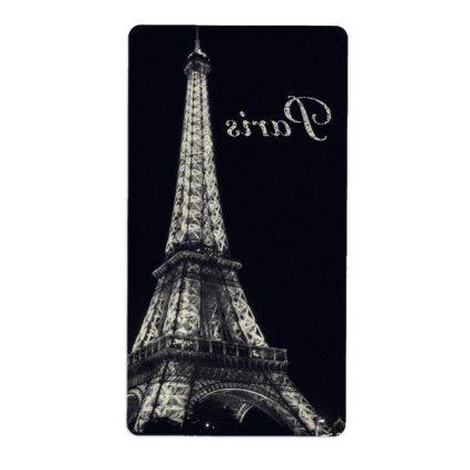 Most Recent Eiffel Tower In Paris Label – Labels Customize Diy Cyo Personalize With Tower Wall Art (View 5 of 15)