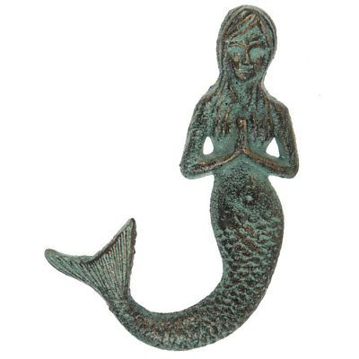 Most Recent Praying Mermaid – Antique Bronze Patina Cast Iron Metal Wall Decor (View 3 of 15)