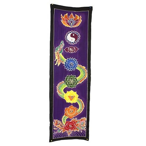 Most Recent Wall Art – Chakra Drop Banner "dragon" (size 175cm X 53cm) (View 10 of 15)