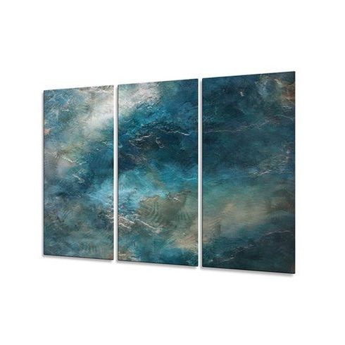 Most Recently Released 3 Piece Metal Wall Art Set With 'romantic Modern Expressionism  (View 1 of 15)