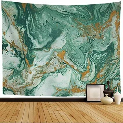 Most Recently Released Amazon: Tapestry Aquatic Stone Mineral Beautiful Bronze Backdrop With Regard To Minerals Wall Art (View 4 of 15)