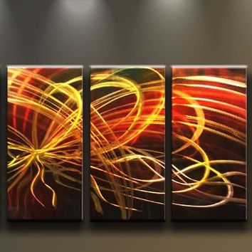 Most Recently Released Best Abstract Metal Wall Art Products On Wanelo Regarding Abstract Modern Metal Wall Art (View 1 of 15)