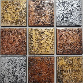 Most Up To Date Best Large Wall Sculptures Products On Wanelo With Wooden Blocks Metal Wall Art (View 4 of 15)