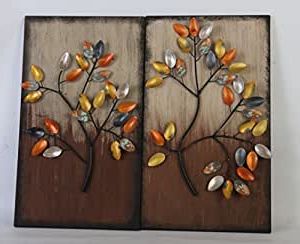 Most Up To Date Metallic Leaves Metal Wall Art Throughout Amazon – Fall Tree Metal Wall Art (View 4 of 15)