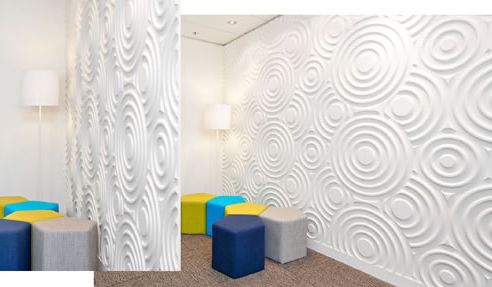 Most Up To Date Textured Metallic Wall Art Inside Large Circles Textured Wall Design, 3d Wall Panels Wetherill Park Nsw  (View 11 of 15)