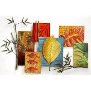 Multi Colored 3 Dimensional Tropical Collage Metal Wall Art Sculpture Intended For Preferred 3 Dimensional Wall Art (View 3 of 15)