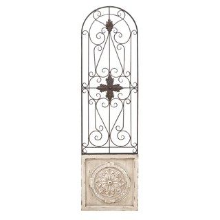Newest Shop Metal Wood Wall Panel Wall Decor – Free Shipping Today – Overstock Inside Filigree Screen Wall Art (View 8 of 15)