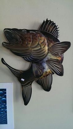 Newest Stainless Steel Metal Fish Wall Art From Fishtaleart (View 6 of 15)