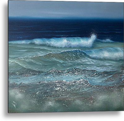 Ocean Waves Metal Wall Art Regarding Well Known Eva Volf – Seascapes Wall Art (View 12 of 15)