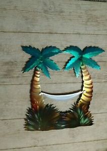 Palms Wall Art Intended For Most Popular Palm Tree Sculpture Metal Wall Art Decor Outdoor Garden Patio Decor (View 15 of 15)