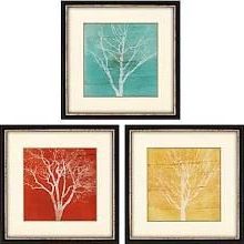 Paragon Fallen Leavesfontaine Framed Shadow Box Art (set Of 3 Pertaining To Preferred Box Wall Art (View 7 of 15)