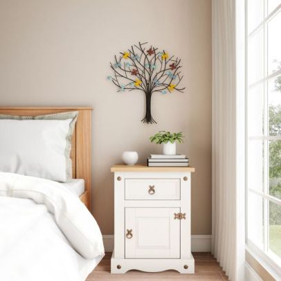 Polished Metal Wall Art With Popular Tree Of Life Butterfly Metal Wall Art Hand Painted Decorative 3d (View 15 of 15)