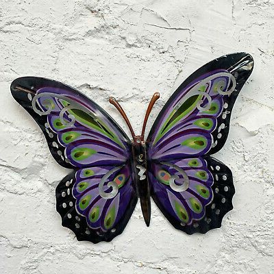 Popular Large Metal Butterfly Garden Decorative Wall Art Fence Sculpture In Large Wall Decor Ornaments (View 1 of 15)