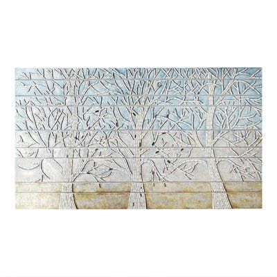 Popular Pier One Imports Wall Decor Lovely Blue Shimmering Trees Mosaic Wall Throughout Pier Wall Art (View 9 of 15)
