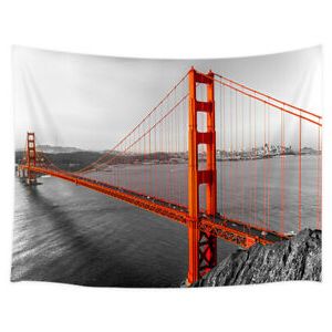 Preferred City View Golden Gate Bridge Tapestry Wall Art For Bedroom Living Room Regarding Bridge Wall Art (View 5 of 15)