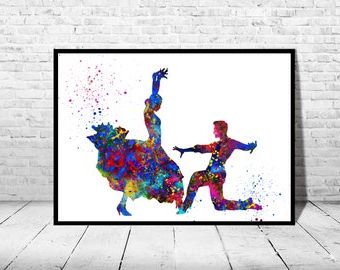 Preferred Items Similar To Mexican Dancers, Wall Art, Latin Dance, Dance Inside Dancing Wall Art (View 7 of 15)