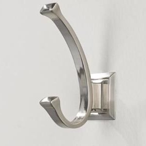Preferred Transitional Wall Hook Finish: Brushed Nickelalyson (View 15 of 15)