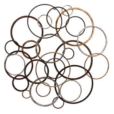 Round Ring Toss Metal Wall Art (View 4 of 15)