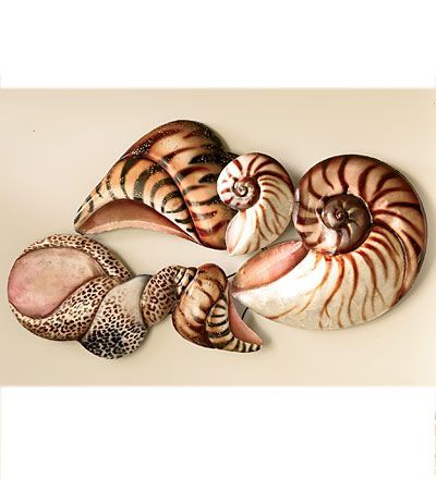 Seashell Wall Art, Wall Sculptures, Sea Shells (View 10 of 15)
