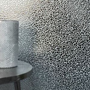 Silver Platinum Mirror Texture Wallpaper – Fine Decor Fd42481, Metallic With Regard To Preferred Textured Metallic Wall Art (View 2 of 15)