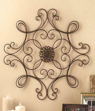 Square Metal Wall Art Inside Well Known Square Scrolled Metal Wall Medallion Decor — Http://www (View 9 of 15)
