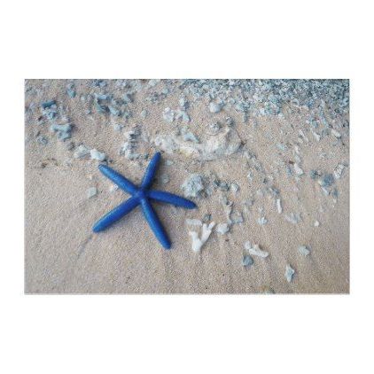 Starfish Wall Art For Most Recent 24"x36" Guam Blue Starfish And Coral Acrylic Print – Blue Gifts Style (View 15 of 15)