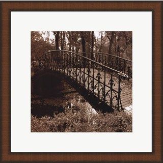 Stephen Mitchell 'wrought Iron Bridge Ii' Framed Art – Black/white Pertaining To 2018 Bridge Wall Art (View 12 of 15)
