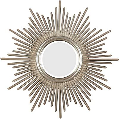 Sunburst Mirrored Wall Art With Regard To Best And Newest Amazon: Kenroy Home Classic Sunburst Round Wall Mirror, 36 Inch (View 2 of 15)