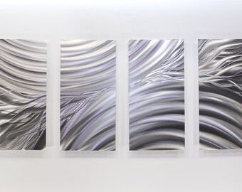 Tail Spin Wall Art Pertaining To Newest Purple Abstract Metal Wall Art Modern Metaljonallenmetalart (View 8 of 15)