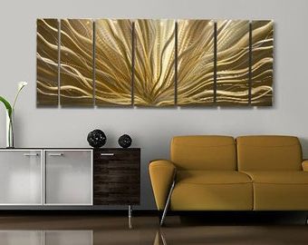 Tail Spin Wall Art With Regard To Well Known Metal Modern Art Ocean Painting Abstract Home Decor (View 1 of 15)