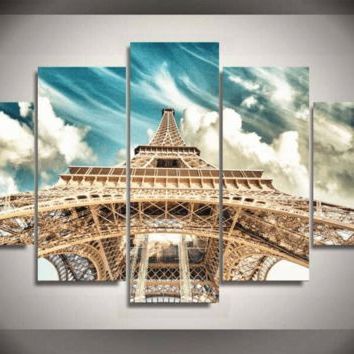 Tower Wall Art Pertaining To Most Recently Released Best Eiffel Tower Canvas Art Products On Wanelo (View 1 of 15)