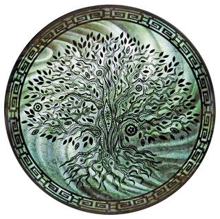 Tree Of Life Teal 24" Round – Contemporary – Metal Wall Art  Next Within Best And Newest Teal Metal Wall Art (View 9 of 15)
