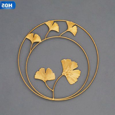 Trendy Kaboer 1 Pcs Iron Wall Sculptures, Metal Round Wall Ornaments, Wrought Pertaining To Glossy Circle Metal Wall Art (View 6 of 15)