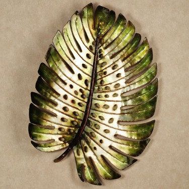 Tropical Leaf Metal Wall Sculpture (View 2 of 15)