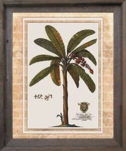 Tropical Palm Tree Landscape Bathroom Wall Decor Barnwood Framed Throughout Popular Palms Wall Art (View 5 of 15)