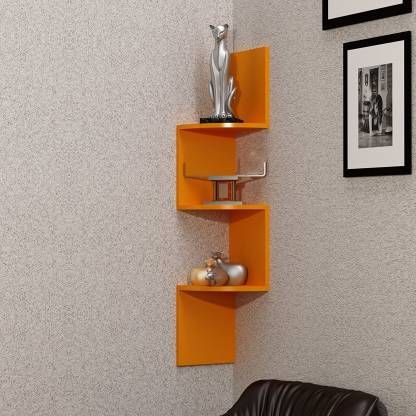 Wall Art With Shelves Regarding Popular Corner Wall Shelves For Living Room And Home Decor Wooden Wall Shelf (View 4 of 15)