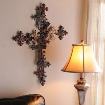 Wall Crosses, Wall Decor Throughout 2017 Layered Rings Metal Wall Art (View 15 of 15)