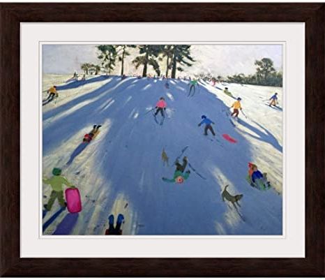 Well Liked Amazon: Greatbigcanvas Skiing, Calke Abbey, Derby Espresso Framed Throughout Derby Wall Art (View 9 of 15)