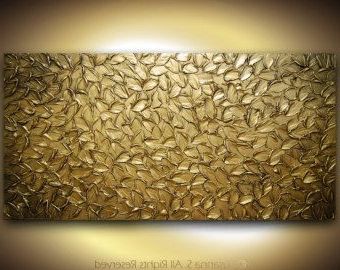 Well Liked Textured Metallic Wall Art For Original Metallic Pearl White Painting Abstract Textured Painting (View 9 of 15)