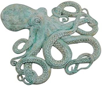 Widely Used Amazon: Nautical Tropical Imports Awesome Octopus Wall Decor Figure Throughout Octopus Metal Wall Sculptures (View 8 of 15)