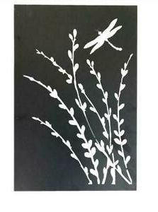 Widely Used Black Metal Dragonfly Wall Art Laser Cut Hanging Outdoor Garden Throughout Laser Cut Metal Wall Art (View 10 of 15)