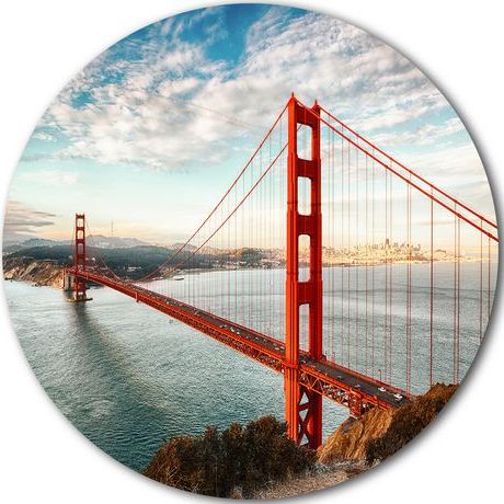 Widely Used Design Art Golden Gate Bridge In San Francisco' Ultra Glossy Sea Bridge Intended For Bridge Wall Art (View 3 of 15)