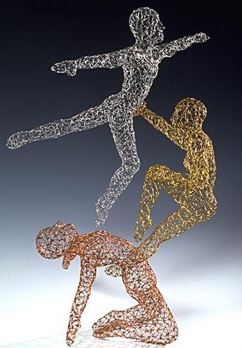 Wire Sculpture, Metal Tree Wall Art (View 10 of 15)
