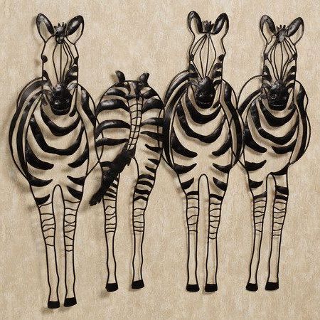 Wooden Blocks Metal Wall Art Regarding 2017 You Go Your Way Zebra Wall Sculpture (With Images) (View 15 of 15)