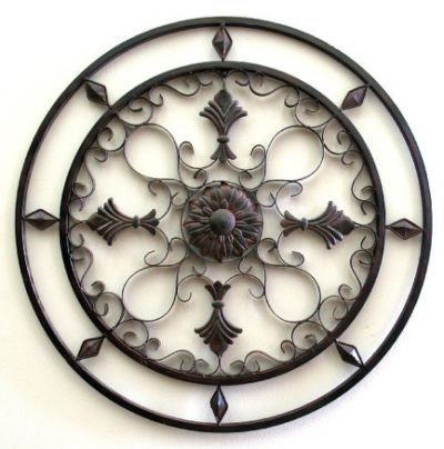 Wrought Iron Wall Deco: Round (View 2 of 15)
