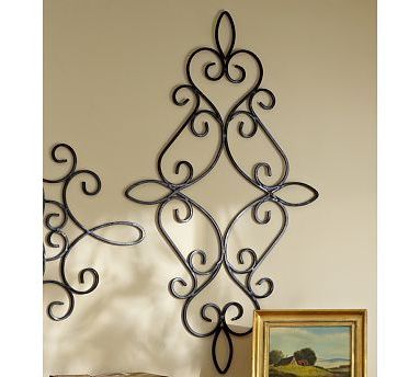 Wrought Iron Wall Decor, Wall Medallion, Iron Wall Decor With Brass Iron Wall Art (View 3 of 15)