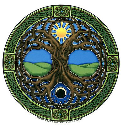 Zen Life Wall Art Regarding 2017 A392  Tree Of Life Art Decal Window Sticker Celtic Mandala Sun (View 12 of 15)