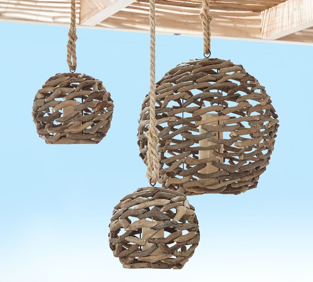 2020 Driftwood Lantern Chandeliers With Regard To Driftwood Orb Lantern (View 5 of 15)